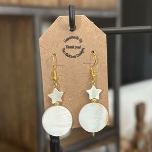 Handmade RECYCLED earrings GOLD
